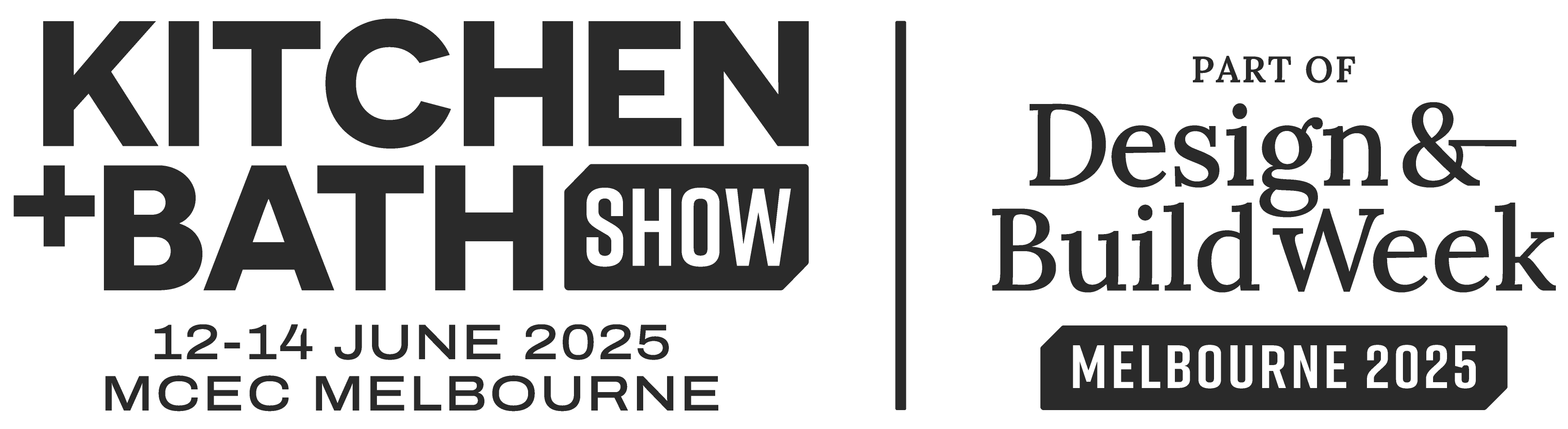 kitchen+bath show 12-14 June 2025 mcec melbourne